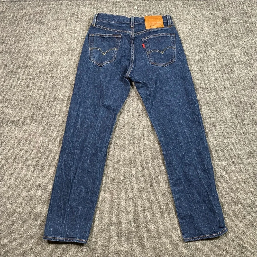 Levis 501 93 Straight Leg Jeans Mens 29x30 Dark Wash Indigo Blue 79830-0241‎